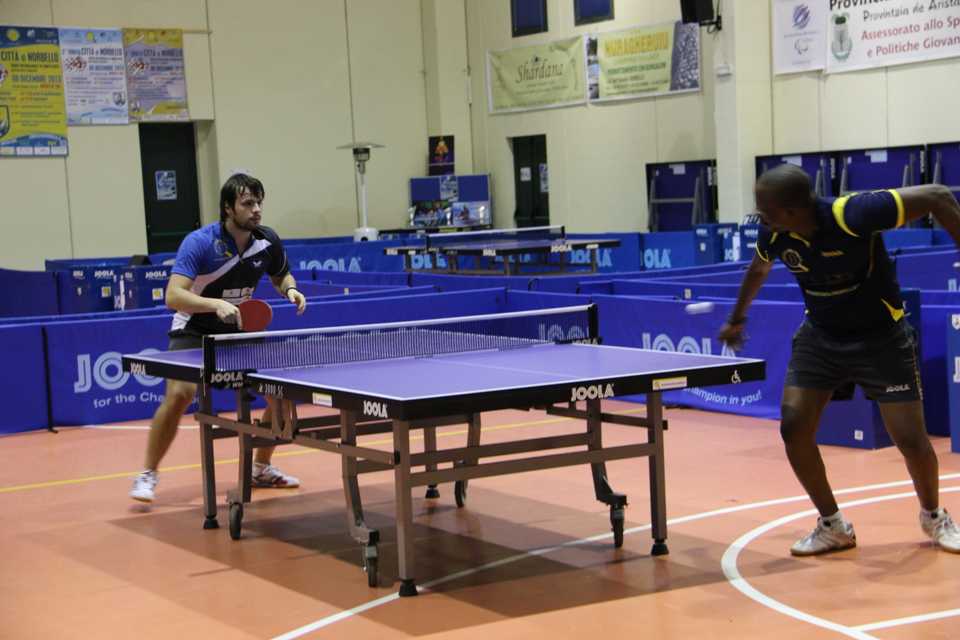 Un momento della finale tra Seun Ajetunmobi e Stanislav Golovanov (Foto Gianluca Piu)