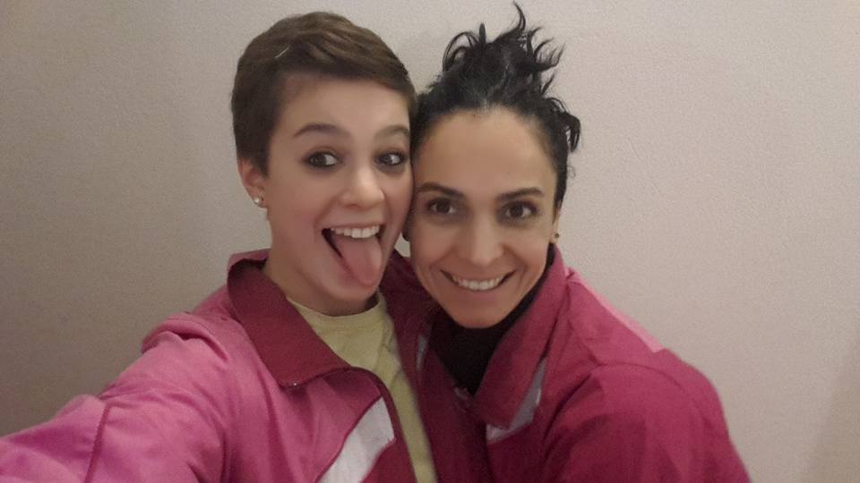 Elisa Trotti e Laoura Nikoulae dello Zeus Quartu