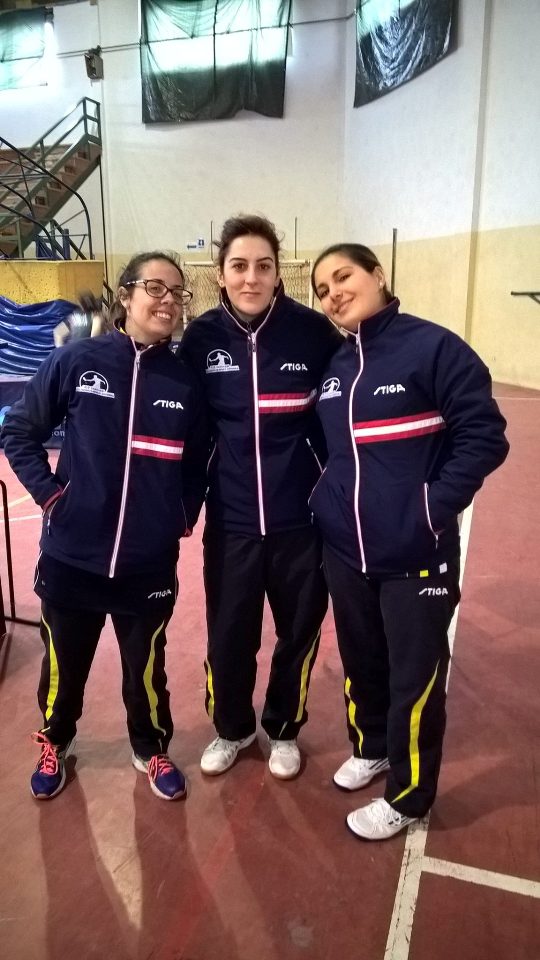 Il trio dell'Azzurra Cagliari di B femminile