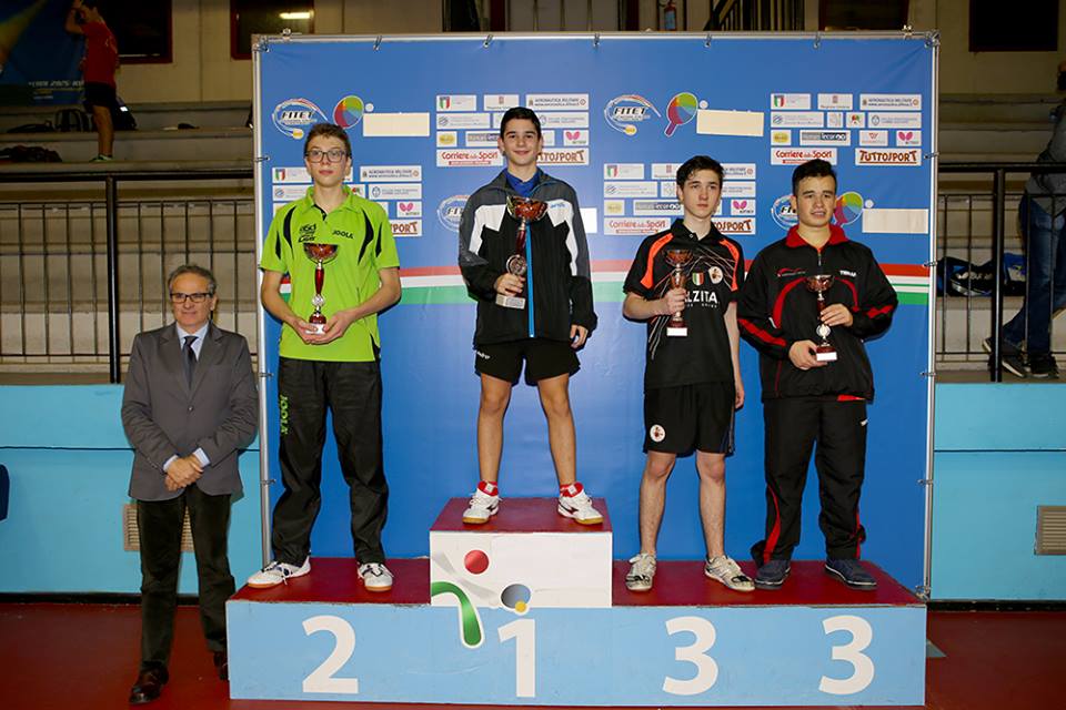 Carlo Rossi primo a Terni nella categoria juniores (Foto Fitet)